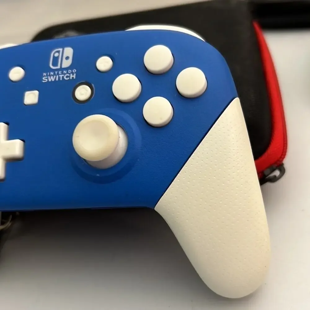 Nintendo Switch Wired Controller Custom Blue Cream